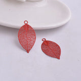 50pcs Painted Shell Charms 20mm*38mm