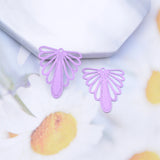 50pcs AB3179 Filigree Wings Charms Earrings DIY Jewelry Making