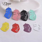 50pcs AB5101 20mm*29mm Face Mask Charms Pendants Diy Jewelry