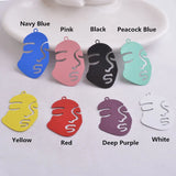 50pcs AB5101 20mm*29mm Face Mask Charms Pendants Diy Jewelry