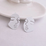 50pcs AB5101 20mm*29mm Face Mask Charms Pendants Diy Jewelry