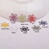 50pcs Flower Filigree Charms for Jewelry Making
