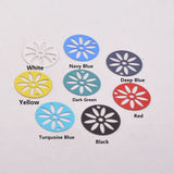50pcs Flower Charms for Women's Earrings DIY Jewelry Parts