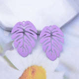 50pcs Brass Monstera Leaf Charms Pendant DIY Jewelry Findings