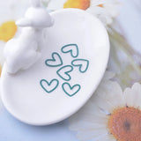 50pcs Mini Hollow Heart Charms Pendant Brass Jewelry Accessories