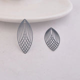 50pcs AC8987 Big Oval Charms Pendants for DIY Jewelry Components