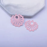 50pcs Hollow Flower Charms for DIY Jewelry Making