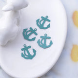 50pcs Brass anchors charms Earring Base Pendant DIY Jewelry Making