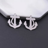 50pcs Brass anchors charms Earring Base Pendant DIY Jewelry Making