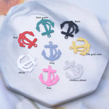 50pcs Brass anchors charms Earring Base Pendant DIY Jewelry Making