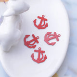 50pcs Brass anchors charms Earring Base Pendant DIY Jewelry Making