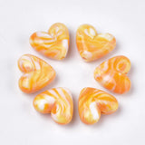 50pcs Acrylic Gemstone Heart Beads Jewelry Making DIY Bracelet Necklace Decor
