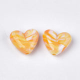 50pcs Acrylic Gemstone Heart Beads Jewelry Making DIY Bracelet Necklace Decor