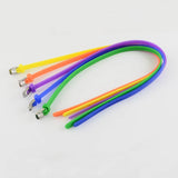 Adjustable Rubber Silicon Bracelets with Stainless Steel Clasps for Men Women