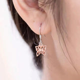 50pcs Alloy Butterfly Charms for Jewelry Making, 5 Colors