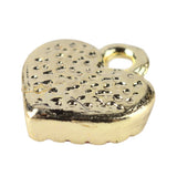 50pcs Alloy Enamel Heart Charms for Jewelry Making DIY Decor Accessories