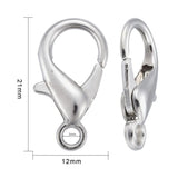 50pcs Alloy Lobster Claw Clasps for DIY Jewelry Making
