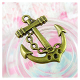 50pcs Anchor Charms Antique Bronze Plated Pendant Diy Jewelry Findings