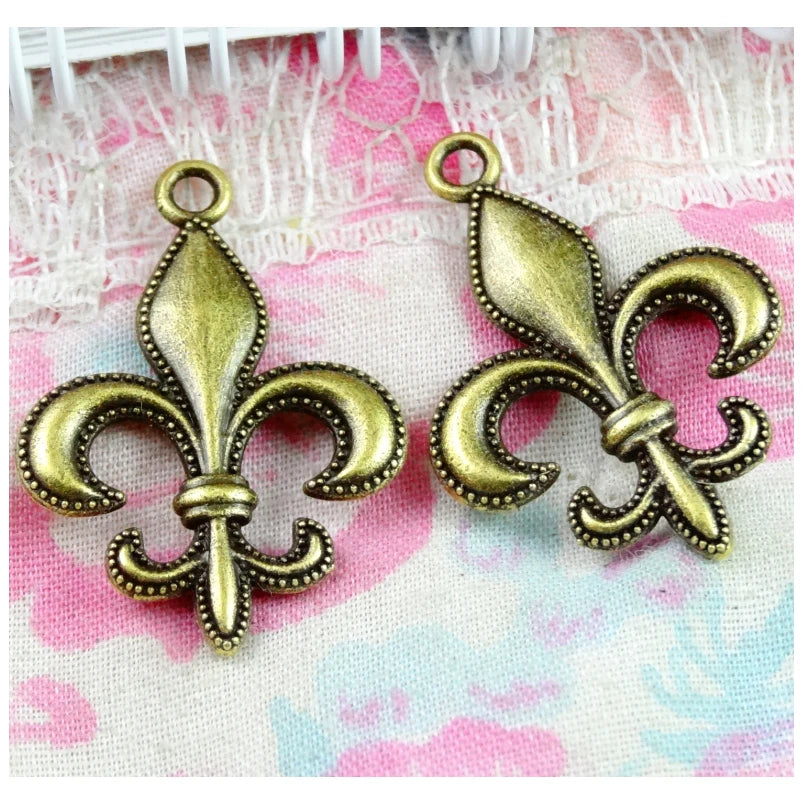 50pcs Antique Bronze Anchor Charms Pendant Vintage Jewelry
