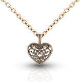 50pcs Hollow Heart Charms Tibetan Alloy Pendants for DIY Jewelry