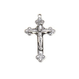 50 Antique Crucifix Charms Pendants 48x28mm Jewelry Findings