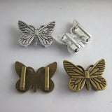 50pcs Butterfly Slider Spacer for Leather Cord Jewelry Findings