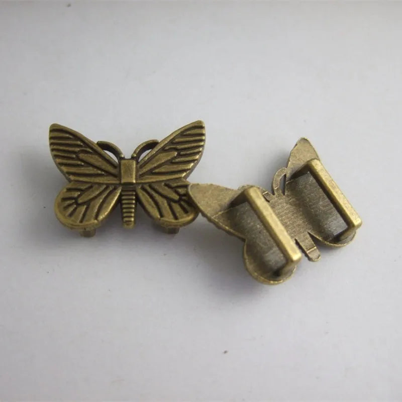 50pcs Butterfly Slider Spacer for Leather Cord Jewelry Findings
