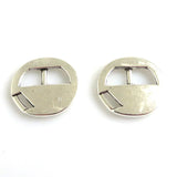 50pcs Antique Silver Clasps for 5mm Flat Leather Bracelet Jewelry Making