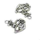 50pcs Tibetan Silver 2 Sided Summer Charms Pendant