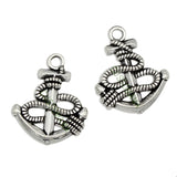 50pcs Tibetan Silver 2 Sided Summer Charms Pendant