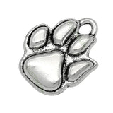 50pcs Tibetan Silver Paw Print Charms Pendant 20x16mm