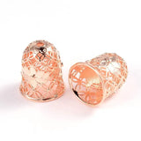 50pcs Hollow Bell Flower Bead Caps Metal Findings for Jewelry Making DIY