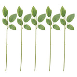 50pcs Artificial Flower Stems DIY Bouquet Wedding Leaf Vein Decor