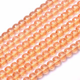50pcs 8x6mm Austrian Crystal Glass Beads Spacer Bracelet Earring DIY Accessory