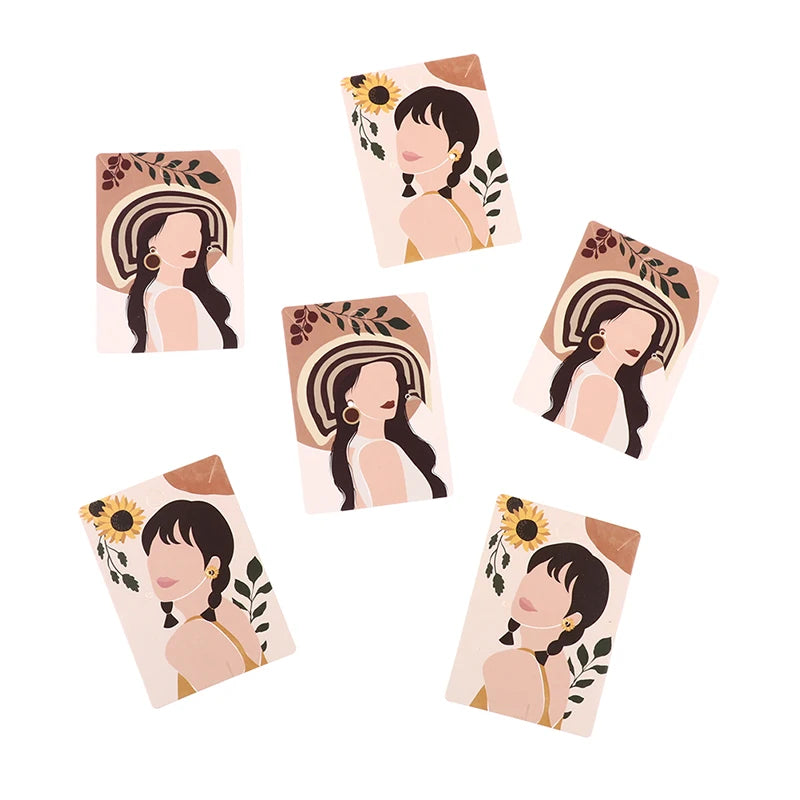 50pcs Beauty Necklace Ear Paper Packing Hang Tags Earring Cards 5x7cm