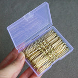 50pcs Metal U Shaped Hair Clips Wedding Bobby Pins Hairpins