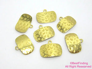 50pcs Brass charms 17x13mm Camber raw brass charms Geometric earrings findings