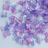 50pcs Butterfly Czech Glass Spacer Beads for Jewelry Making DIY