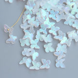 50pcs Butterfly Czech Glass Spacer Beads for Jewelry Making DIY