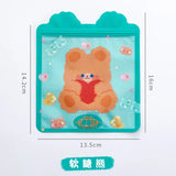 50pcs Cartoon Storage Zip Lock Bag for Biscuit Candy Food Jewelry Packaging
