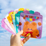 50pcs Cartoon Storage Zip Lock Bag for Biscuit Candy Food Jewelry Packaging