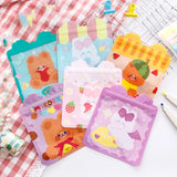 50pcs Cartoon Storage Zip Lock Bag for Biscuit Candy Food Jewelry Packaging