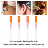 50pcs Catheter Piercing Needles 14G 16 18 20 22G Sterile Disposable