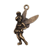 50pcs Angel Charm Pendant Antique Bronze DIY Jewelry Findings
