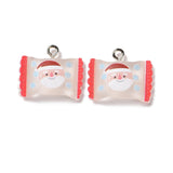 50pcs Christmas Candy Resin Charms for DIY Earring Jewelry Making