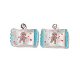 50pcs Christmas Candy Resin Charms for DIY Earring Jewelry Making