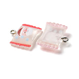 50pcs Christmas Candy Resin Charms for DIY Earring Jewelry Making