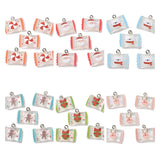 50pcs Christmas Candy Resin Charms for DIY Earring Jewelry Making