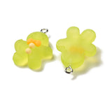 50pcs Christmas Gingerbread Man Resin Charms DIY Earrings Keychain