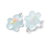 50pcs Christmas Gingerbread Man Resin Charms DIY Earrings Keychain